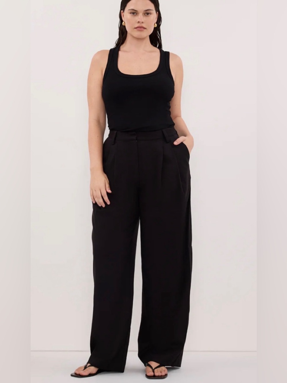 Dissh Eden Black Tailored Pants